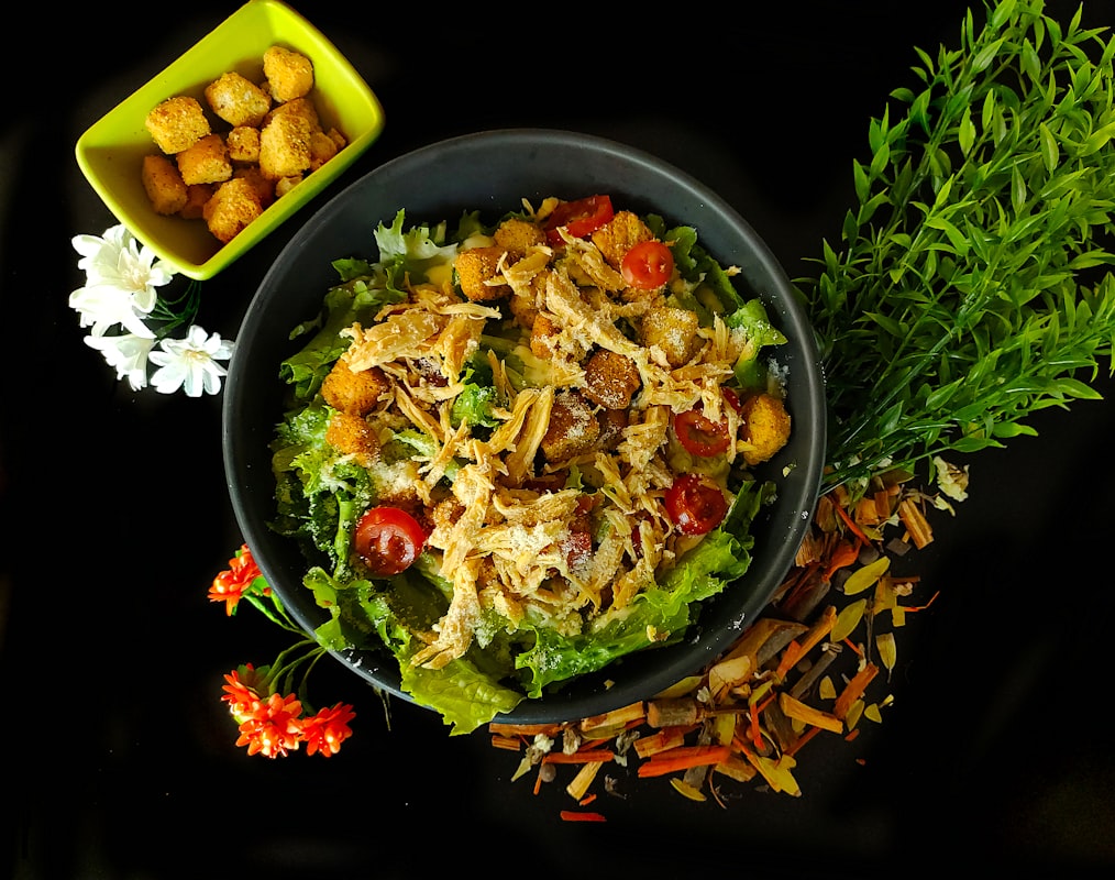 Wrap Sayuran dan Ayam Panggang